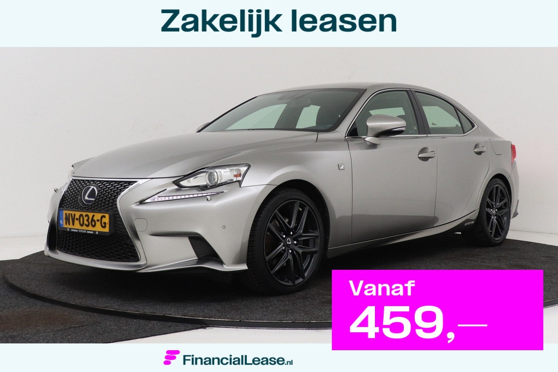 Lexus IS 300h F Sport Line | Trekhaak | Elek stoelverstellin, Automaat, Achterwielaandrijving, Gebruikt, Leder en Stof
