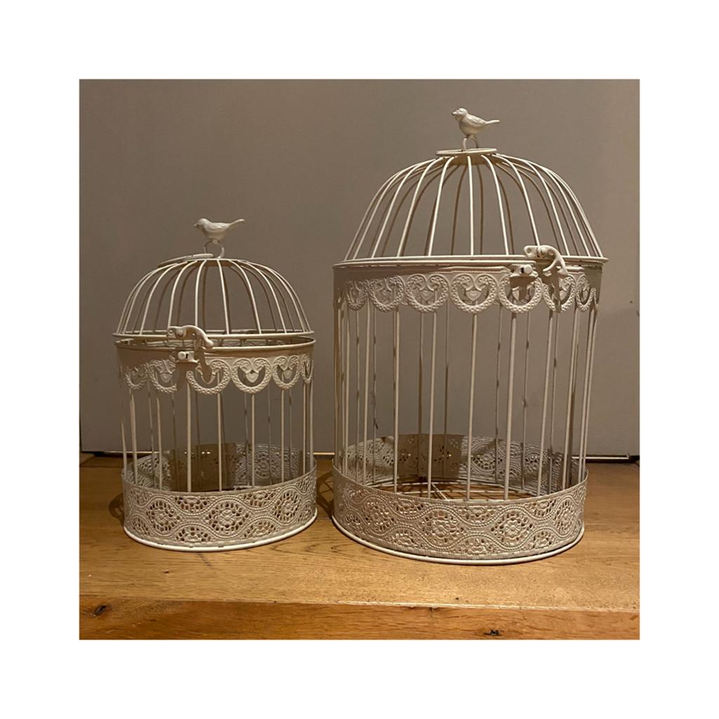 Set van  decoratieve vogelkooien (2 groot, 1 klein), Ophalen, Zo goed als nieuw