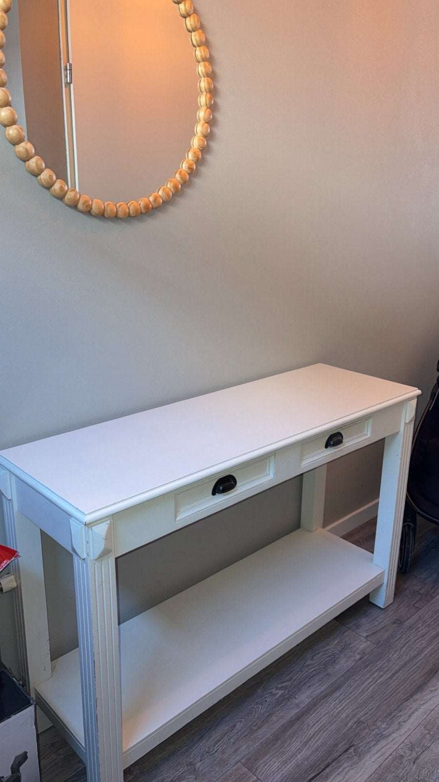 Sidetable, 100 tot 150 cm, Ophalen of Verzenden, Zo goed als nieuw, 25 tot 50 cm
