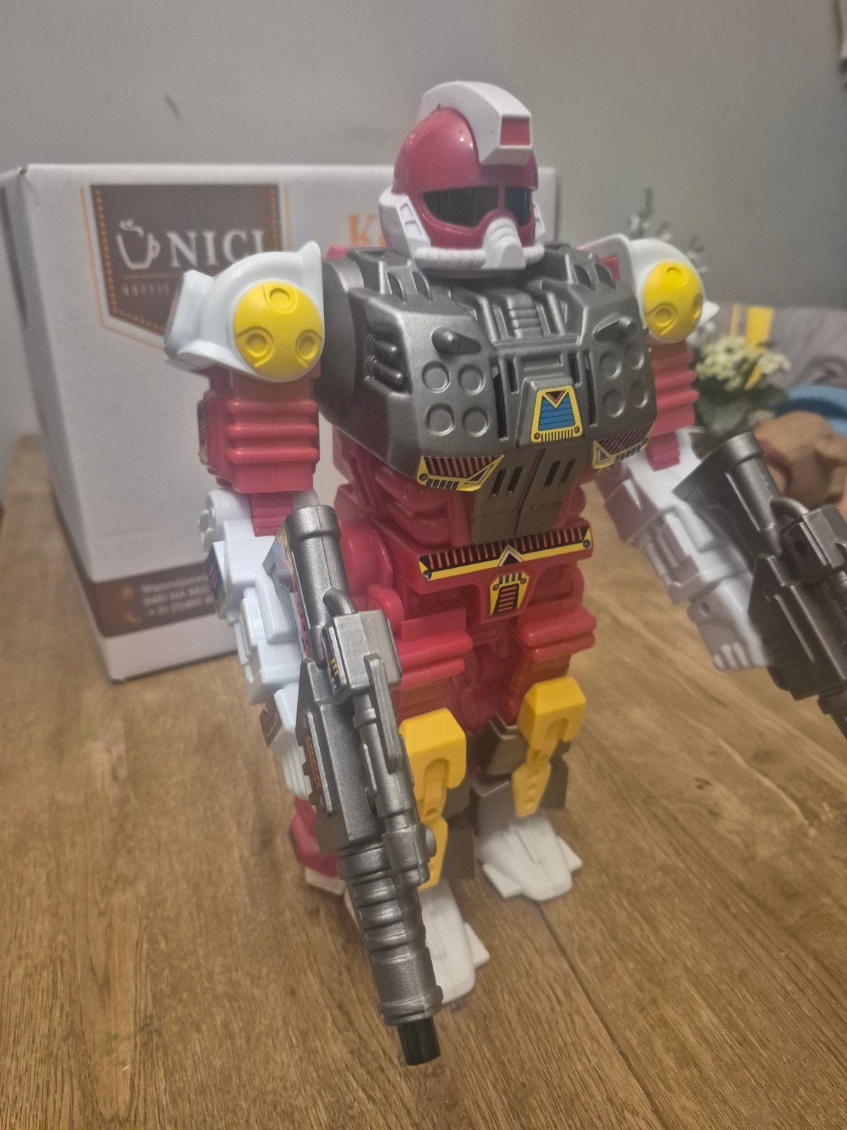 Grote rode robot met licht en geluid, Kinderen en Baby's, Speelgoed | Actiefiguren, Ophalen of Verzenden