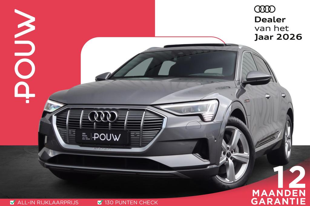 Audi e-tron 55 quattro 408pk Advanced edition Plus 95 kWh |, Auto's, Audi, Automaat, Zwart, 95 kWh, Vierwielaandrijving