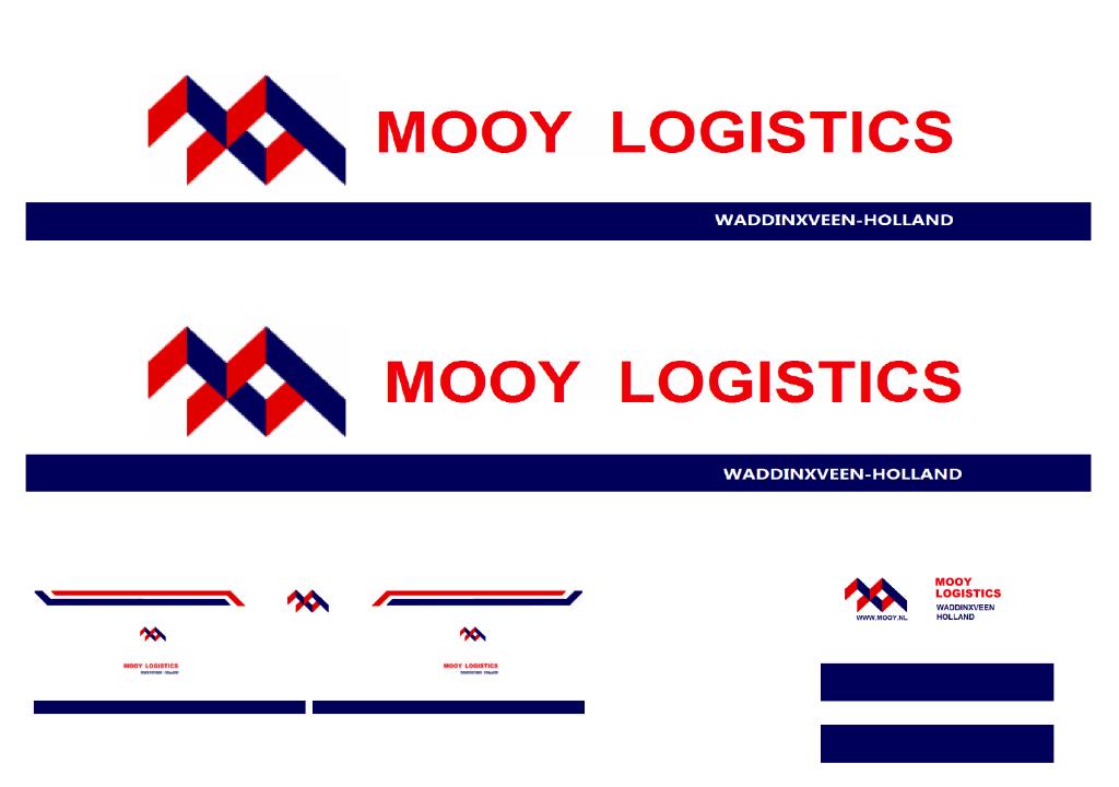 Vrachtauto decal 1:50 Mooy Logistics Waddinxveen ( Type 2 ), Verzenden, Nieuw, Bus of Vrachtwagen, Overige merken