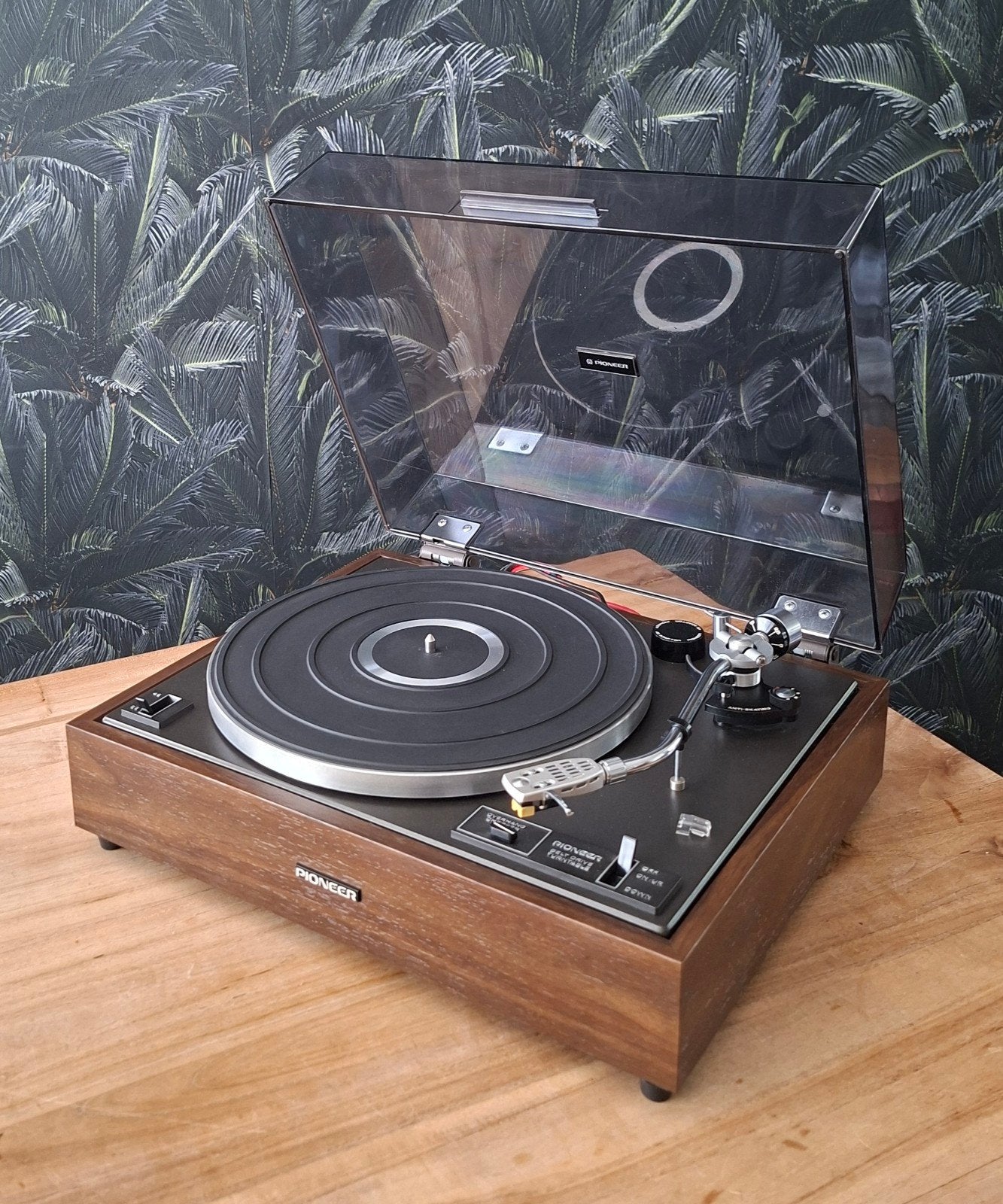 Vintage Pioneer PL-12D Volledig Gereviseerd, Ophalen of Verzenden, Refurbished, Platenspeler, Pioneer