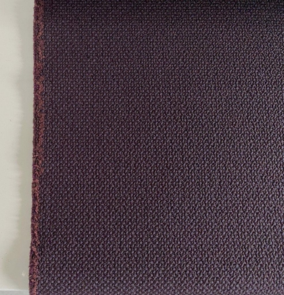 ROHI Credo Prune; aubergine paars; restant meubelstof, Wol, 120 cm of meer, Paars, Nieuw