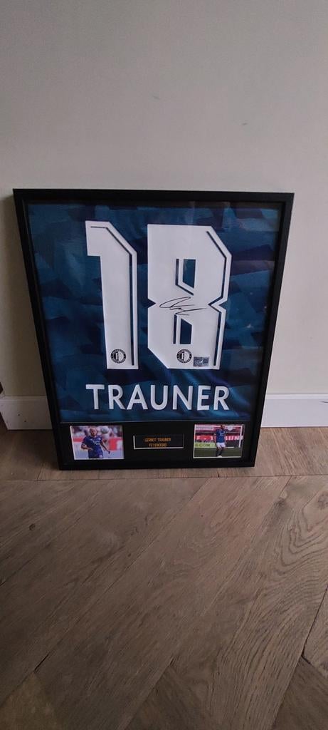 Ingelijst gesigneerd shirt Gernot Trauner Feyenoord, Ophalen of Verzenden, Zo goed als nieuw, Feyenoord, Shirt