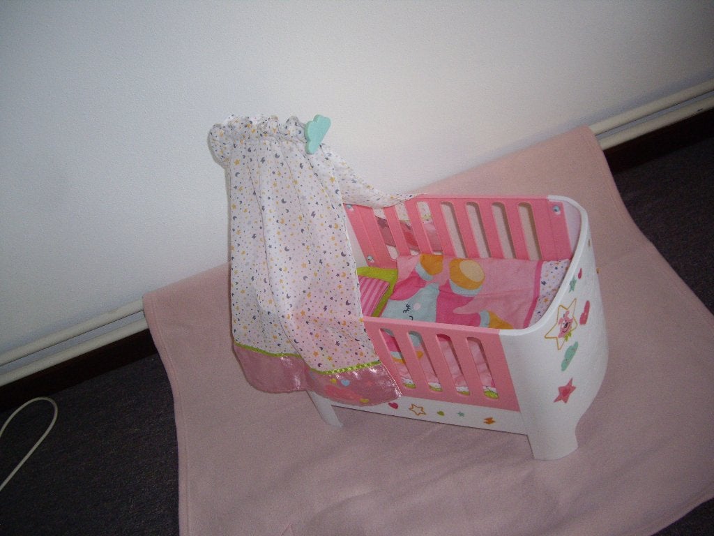 baby born poppenwieg met geluid, Ophalen, Zo goed als nieuw, Babypop