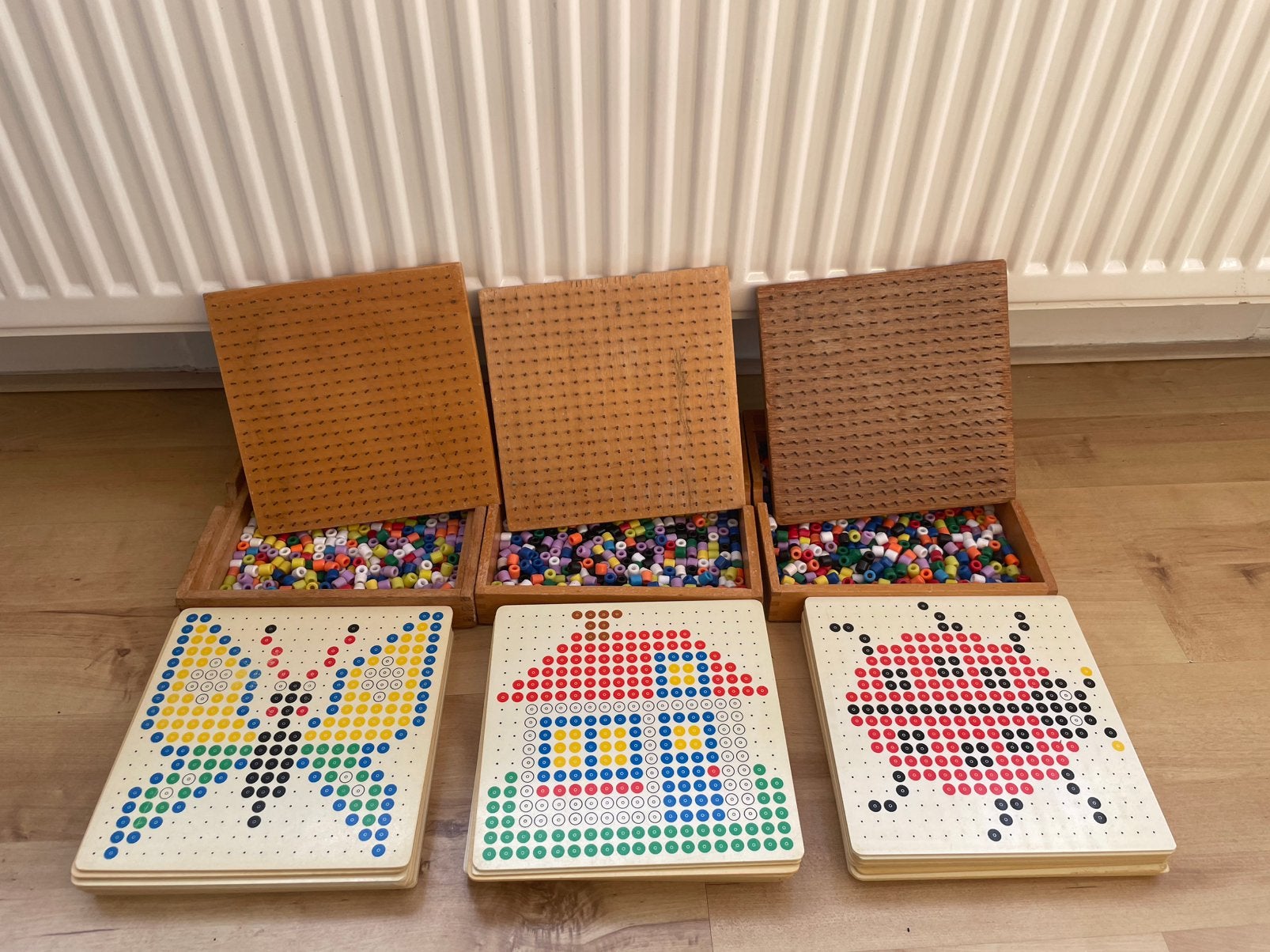 Complete Houten Rolf Kralenplank Sets, Ophalen of Verzenden, Gebruikt