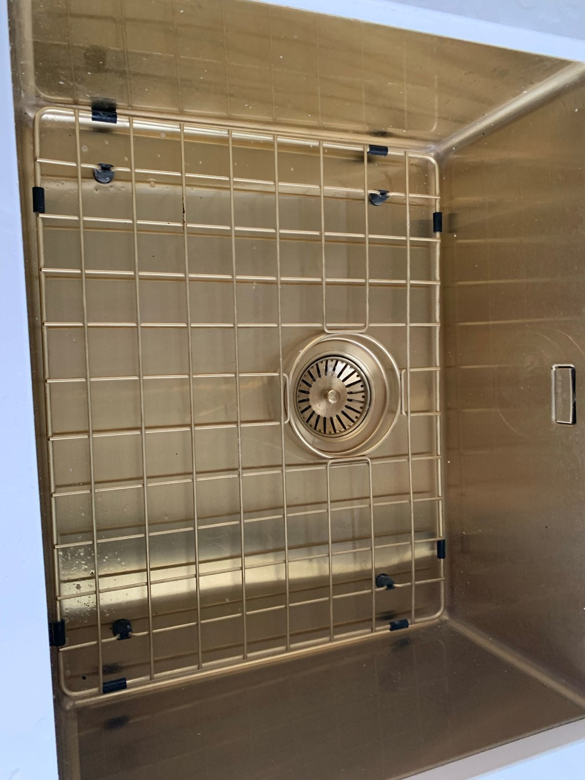 Gouden inzetrooster voor spoelbak 40x50 cm, Overige typen, Goud, Nieuw, Ophalen of Verzenden