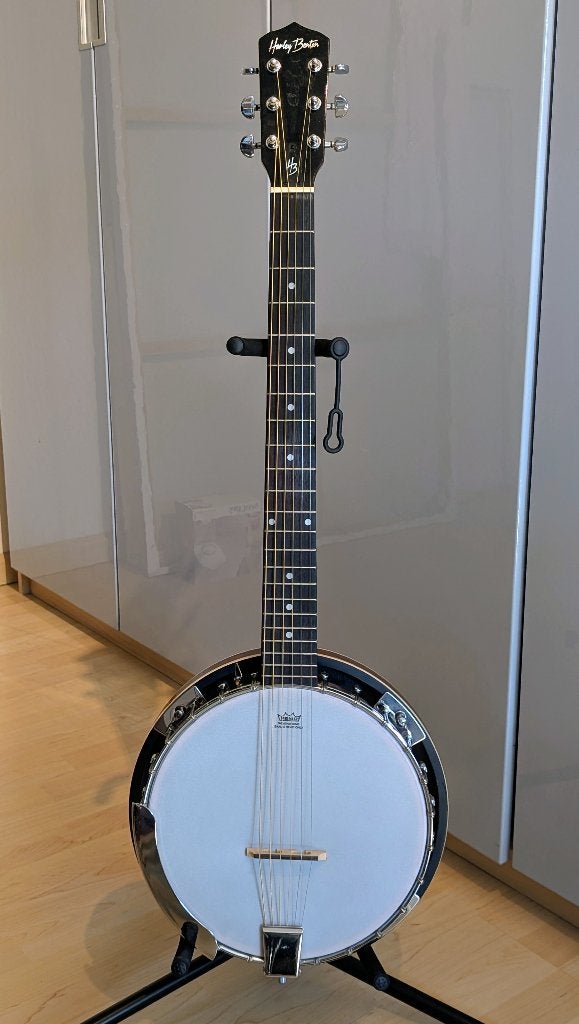 Harley Benton HBJ-25 Banjo Gitaar - Zo goed als nieuw, Muziek en Instrumenten, Ophalen of Verzenden, Zo goed als nieuw, Gitaarbanjo