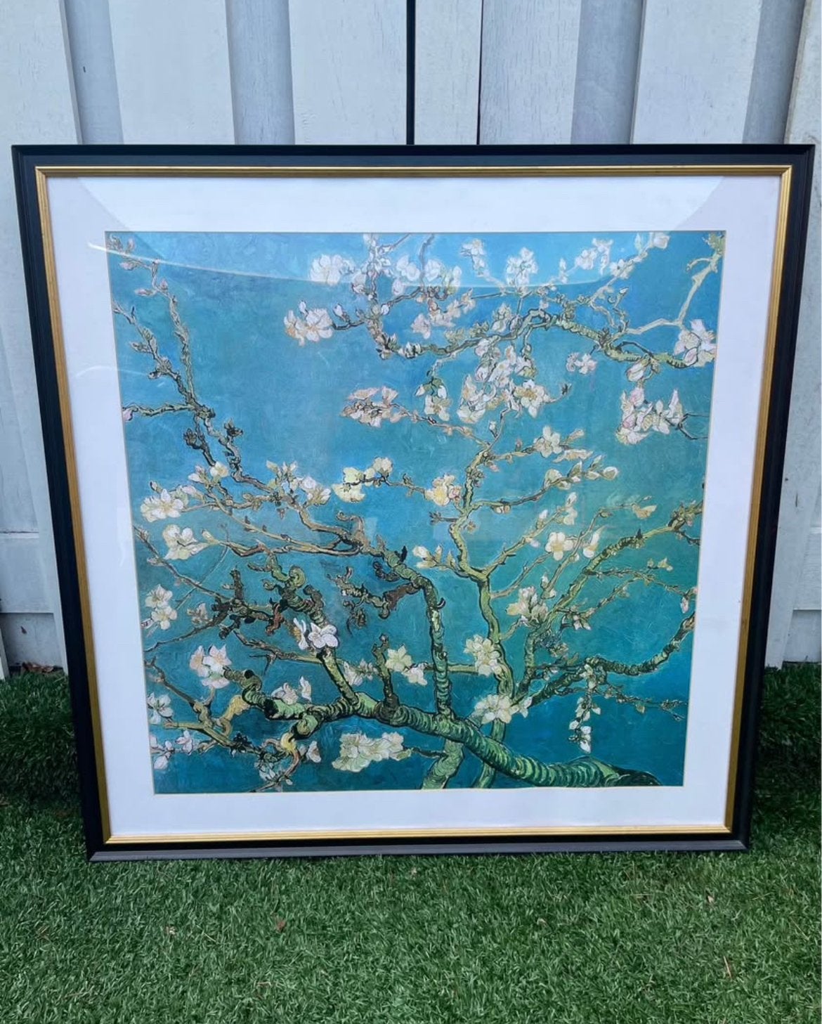 Amandelbloesem Van Gogh incl lijst, Ophalen of Verzenden
