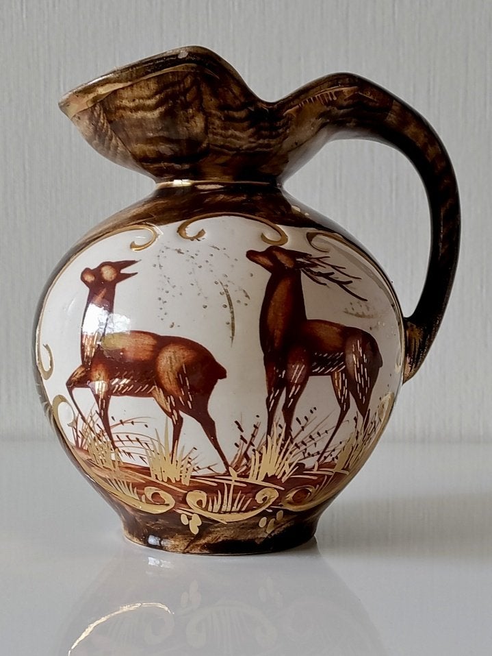 VINTAGE PORSELEINEN KAN van H.BEQUET, BELGIË, Ophalen of Verzenden