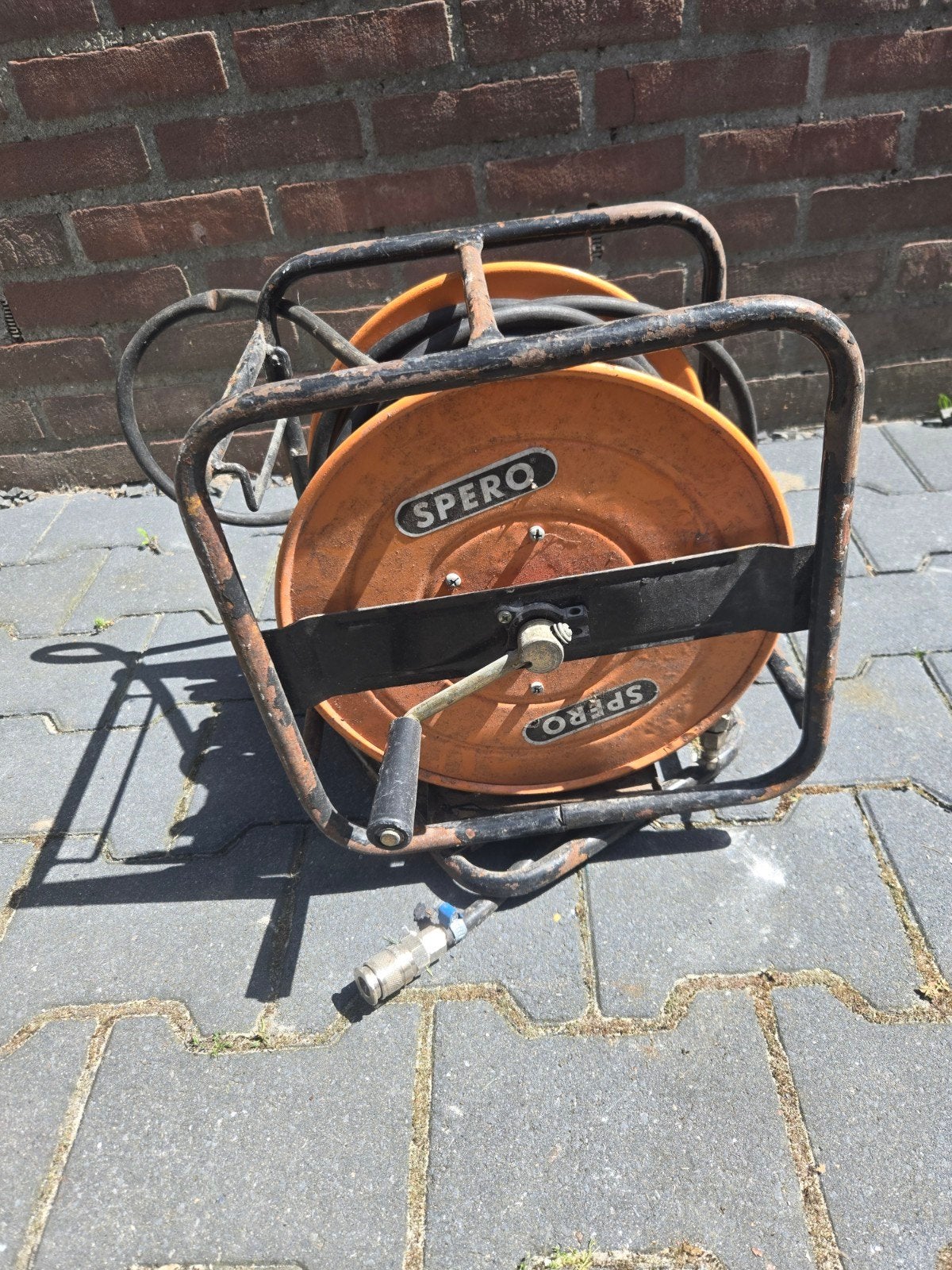 Spero Slangenhaspel met slang, Ophalen, Gebruikt