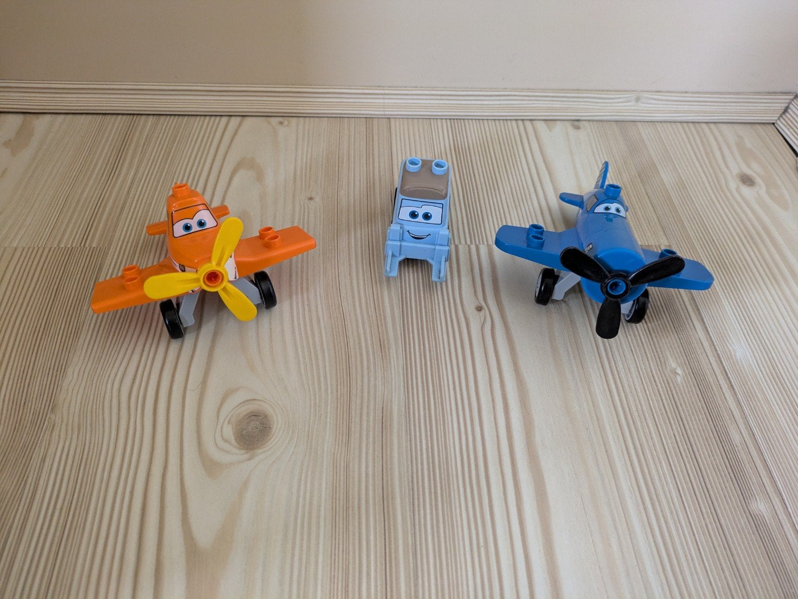 3 Disney Planes Duplo figuren - Duplo set Planes, Inclusief minifiguren, Gebruikt, Ophalen of Verzenden, Minifiguur