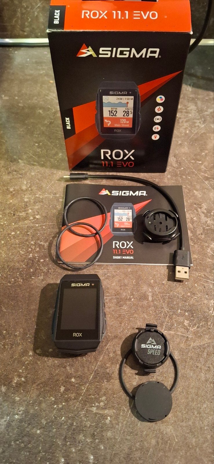 Sigma rox 11.1 EVO gps navigatie & Sigma Speed, Ophalen of Verzenden, Gebruikt