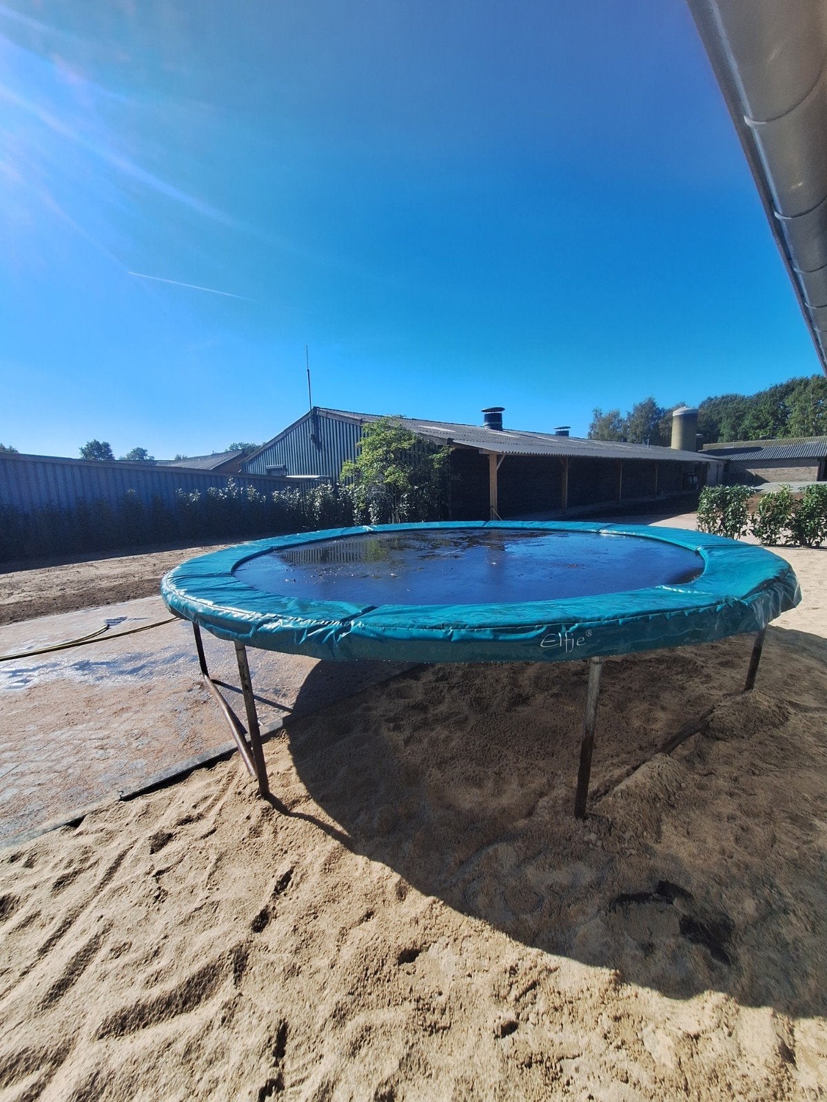 trampoline, Ophalen, Gebruikt