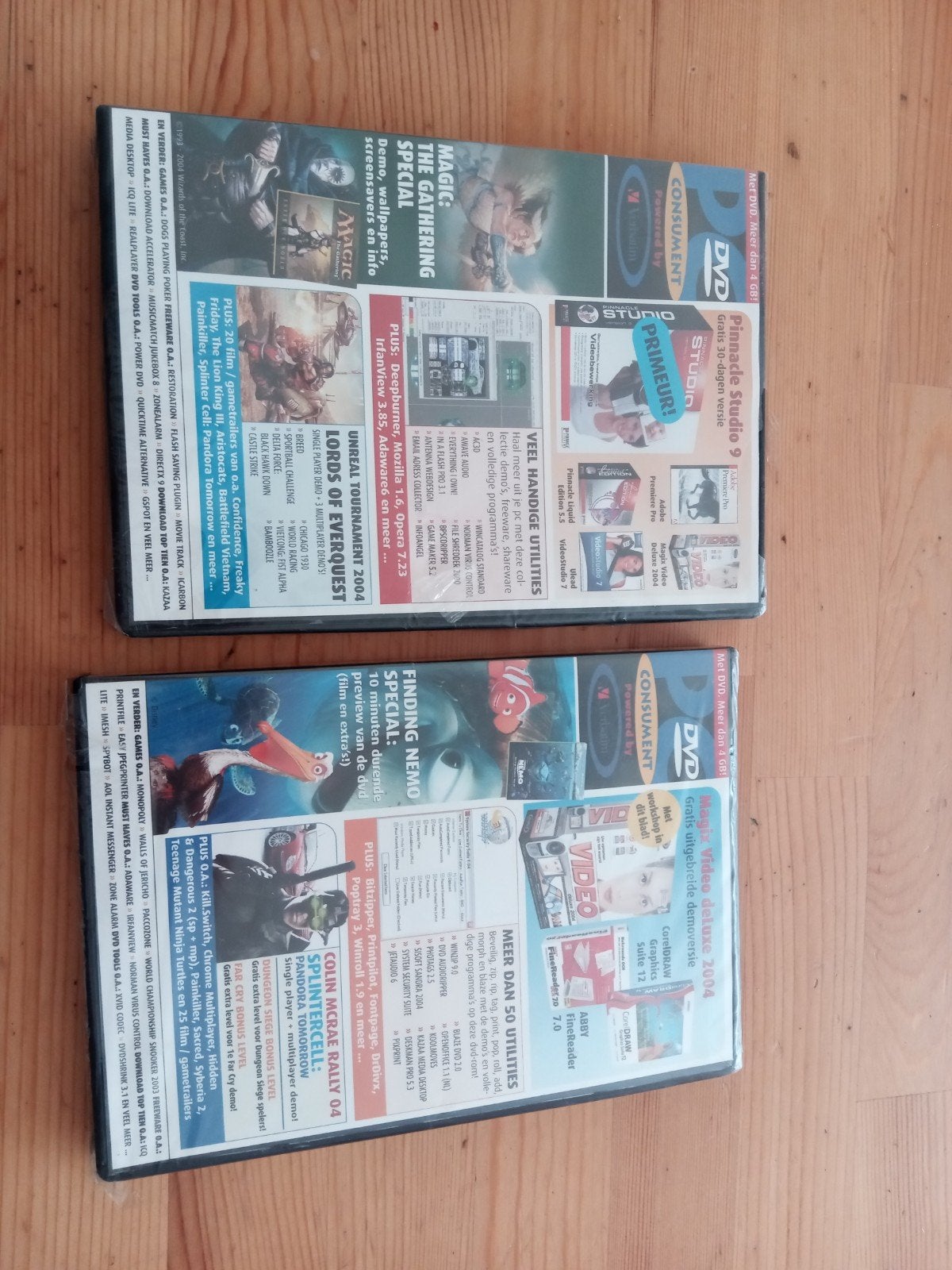 DVD's met games en utilities: Magic, Finding Nemo, Unreal, Ophalen of Verzenden, Gebruikt, Overige genres