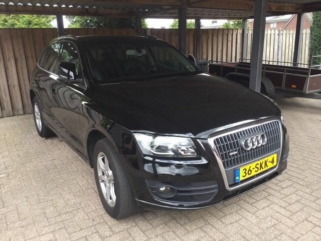 Audi Q5 2.0 Tfsi Quattro S-tronic 2009 Zwart, Auto's, Automaat, 1730 kg, Zwart, 4 cilinders