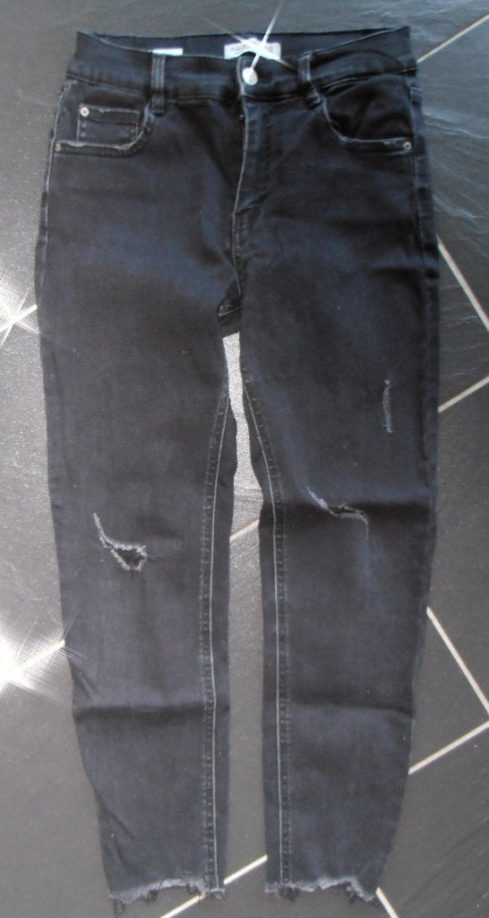 spijkerbroek maat 36, Kleding | Dames, Zwart, Ophalen of Verzenden, Lang, Gedragen