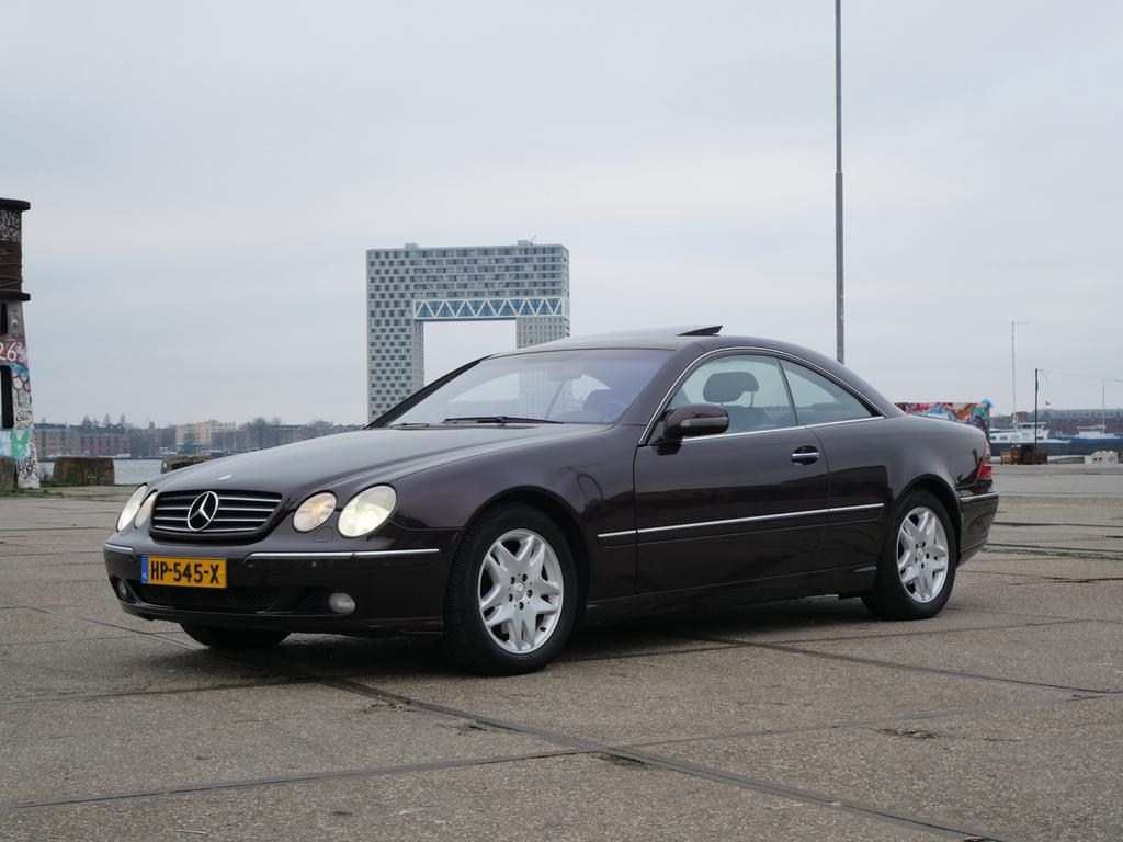 Mercedes-Benz Cl500 Coupe 2002 APK 3/4/27 Almandin Black, Auto's, Mercedes-Benz, Automaat, Achterwielaandrijving, CL, Zwart