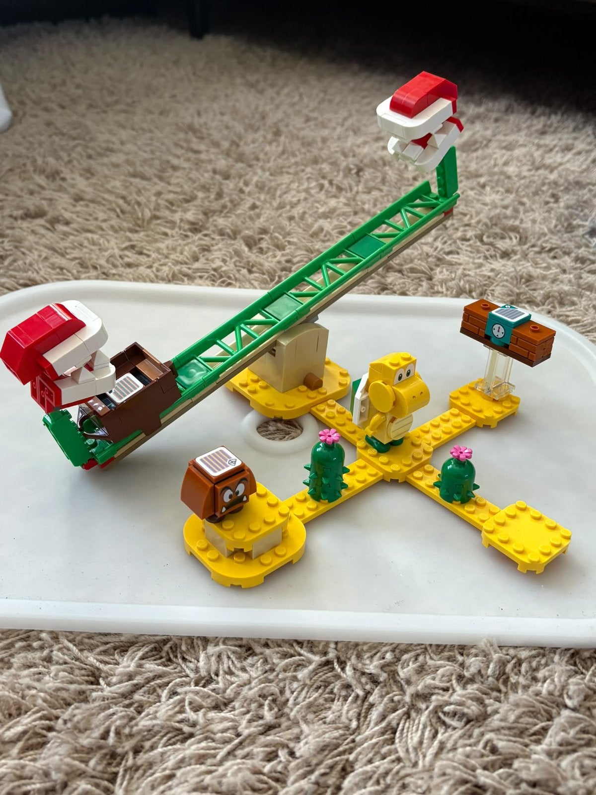 LEGO Super Mario 71365 Piranha Plant Power Slide – compleet, Ophalen of Verzenden, Zo goed als nieuw, Complete set, Lego