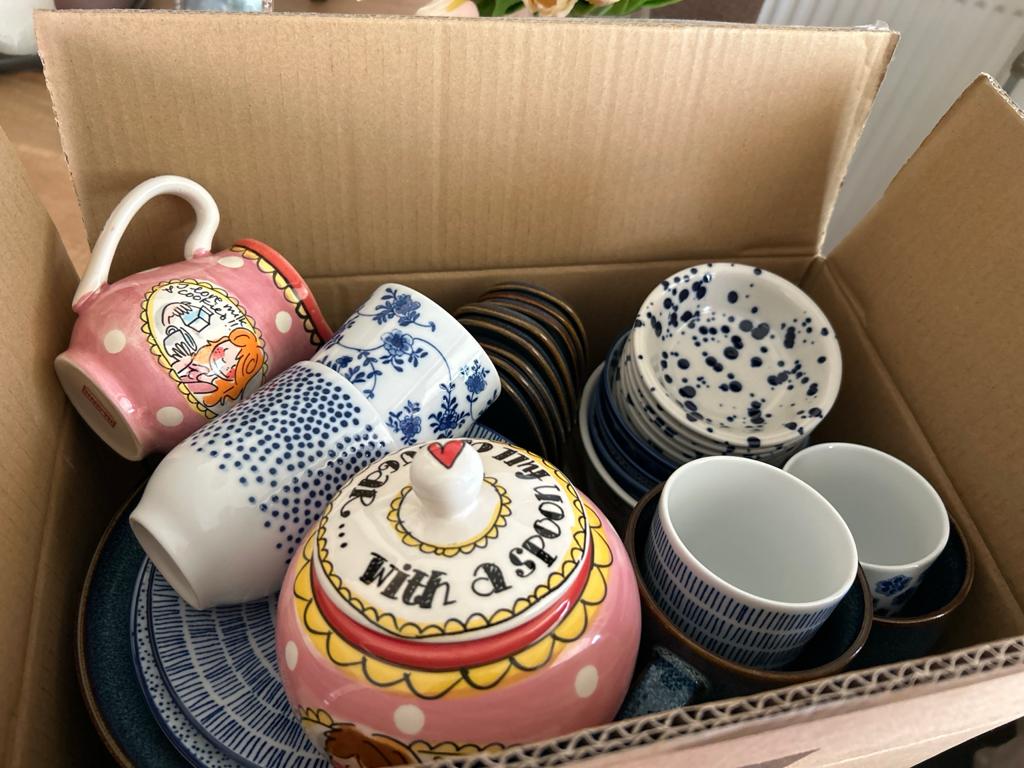 Complete gezellige serviesset | IKEA + Blond Amsterdam, Ophalen, Keramiek, Zo goed als nieuw, Overige stijlen
