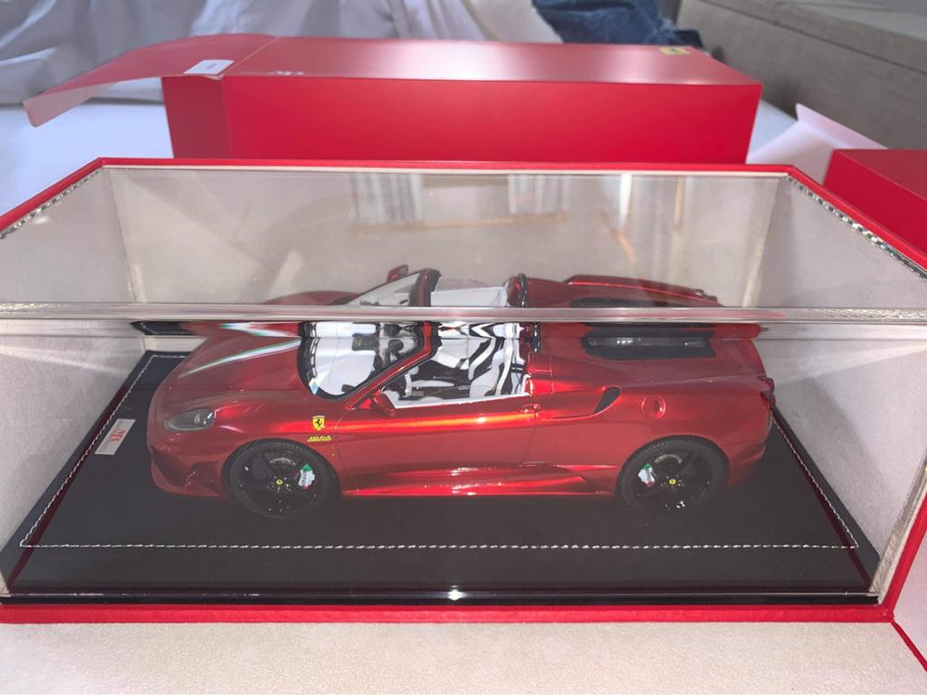 MR Collection Ferrari 430 Scuderia 16M Spider (Metallic red), Ophalen of Verzenden, Zo goed als nieuw, Overige merken