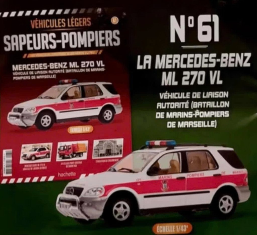Mercedes Benz ML 270 VL BRANDWEER schaal 1/43 # 61, Hobby en Vrije tijd, Verzenden, Nieuw, Auto, Overige merken