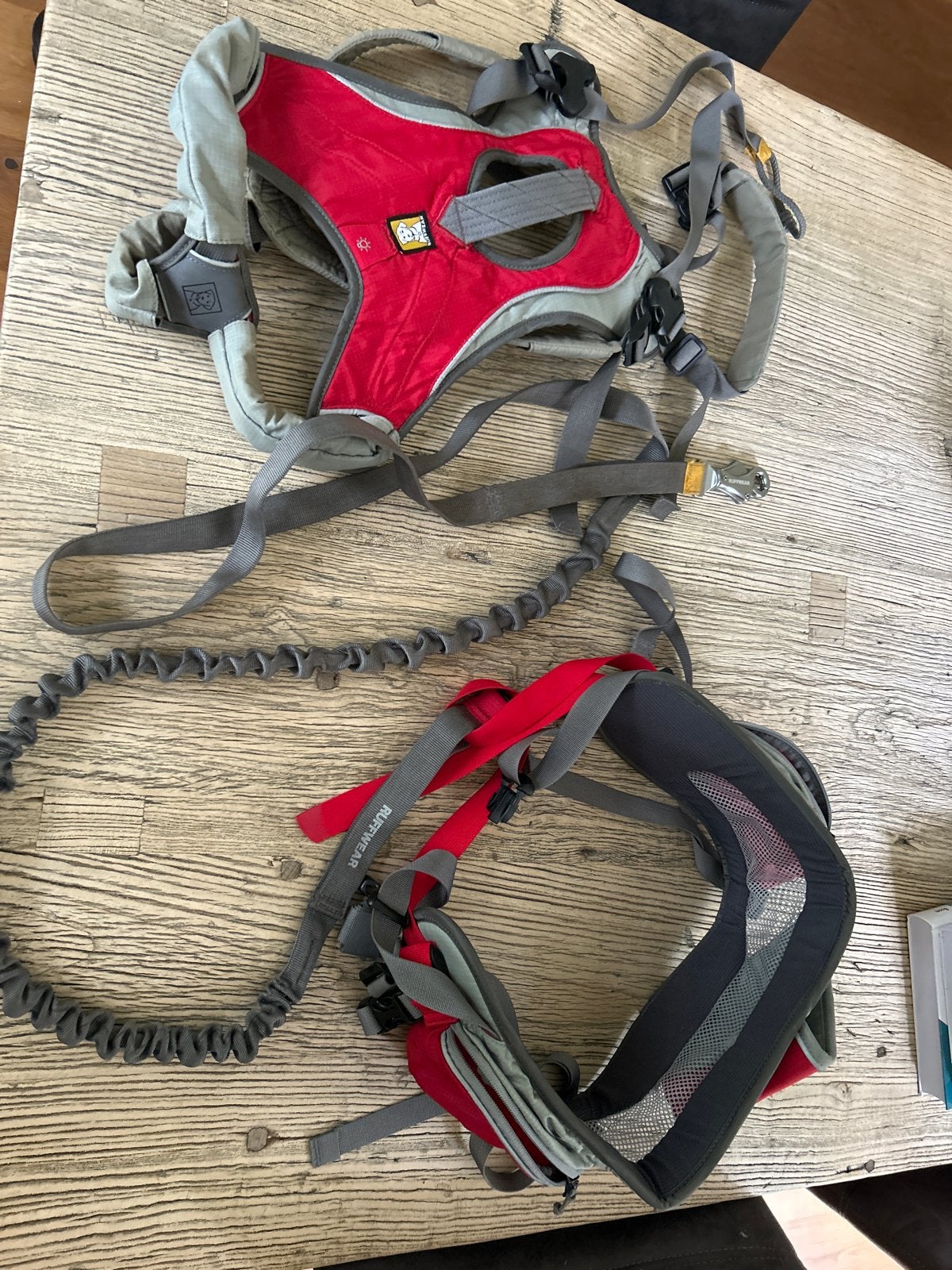 Ruffwear Canicross harnas gordel en bungee lijn, Dieren en Toebehoren, Ophalen of Verzenden, Zo goed als nieuw, Hondentuig