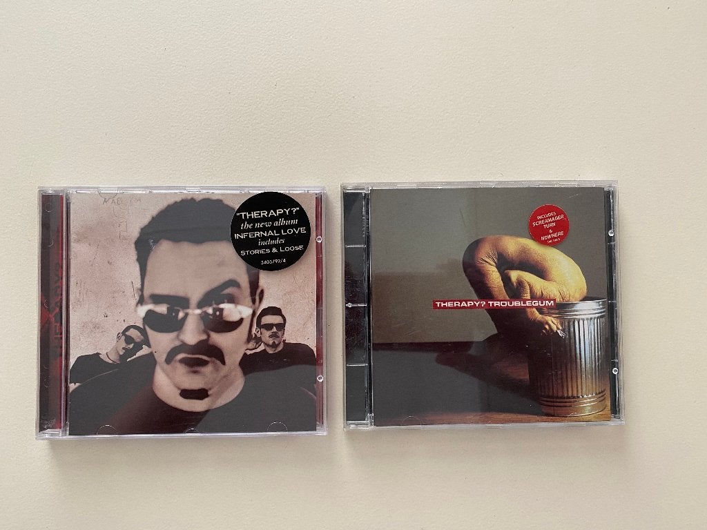 Therapy? - Troublegum , Infernal love & semi-detached, Cd's en Dvd's, Ophalen of Verzenden, Zo goed als nieuw, Poprock
