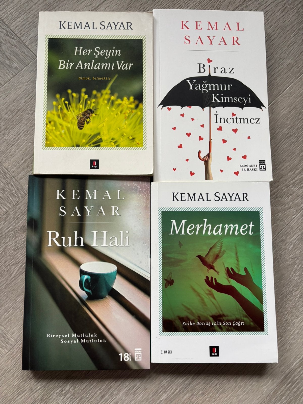 Set van 4 boeken van Kemal Sayar, Ophalen of Verzenden, Gelezen, Wereld overig