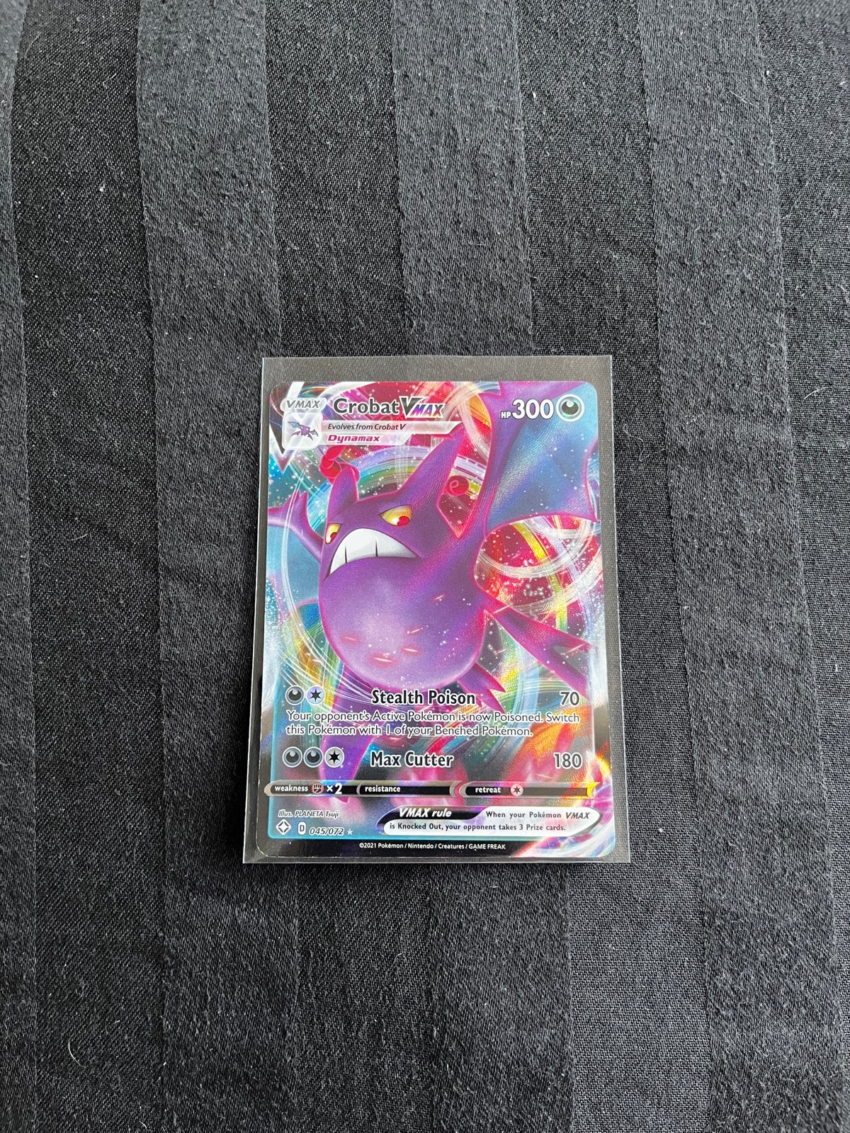 Pokemon Crobat VMAX Pokémon kaart (Full Art), Hobby en Vrije tijd, Verzamelkaartspellen | Pokémon, Ophalen of Verzenden, Zo goed als nieuw