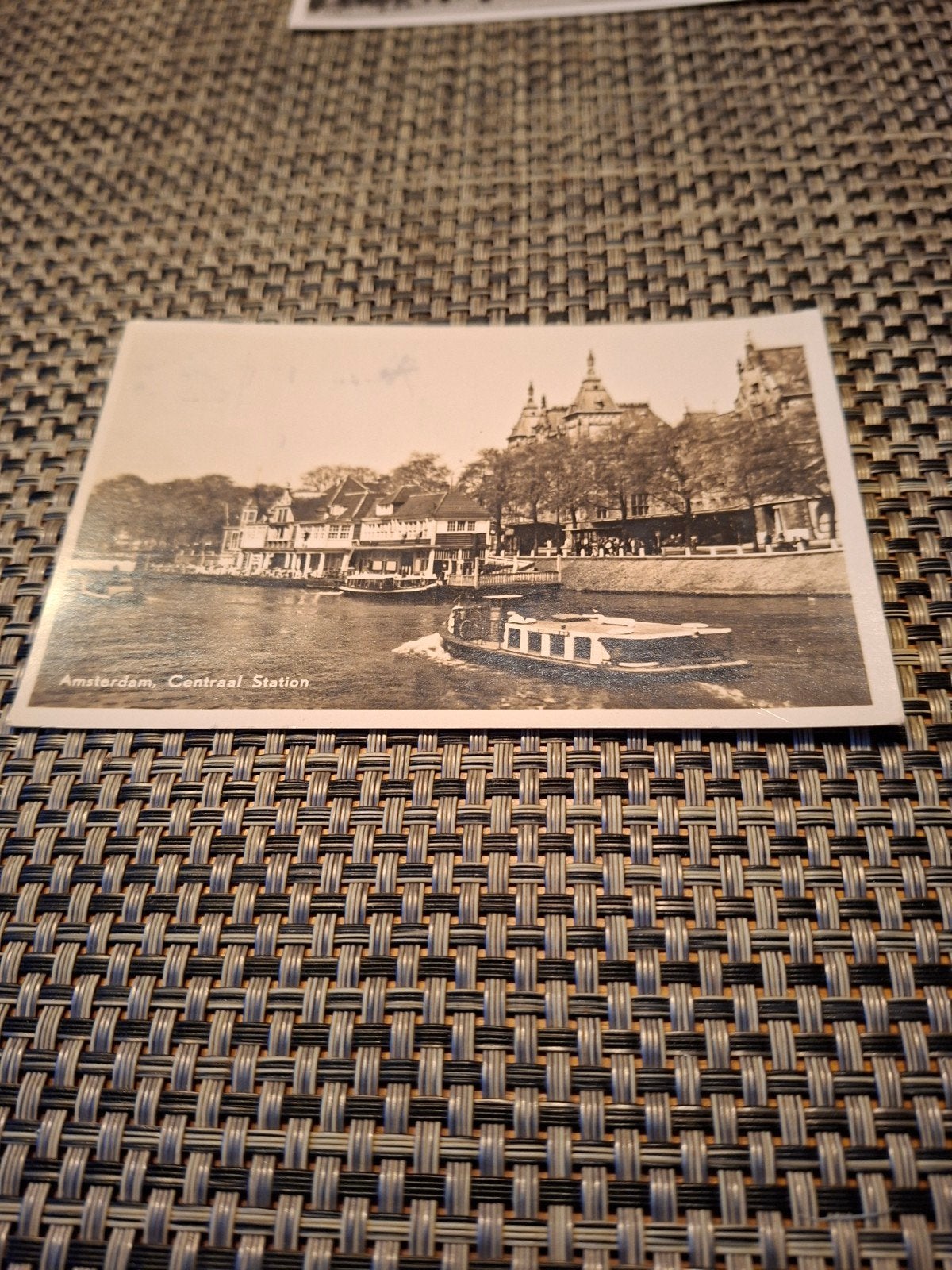 Set van 4 Oude Ansichtkaarten Amsterdam 1 x de porto, Ophalen of Verzenden, 1920 tot 1940, Gelopen, Noord-Holland