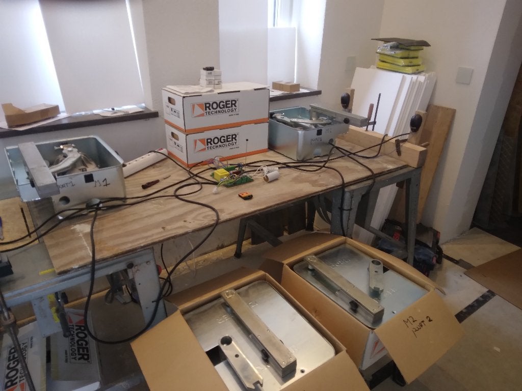 Roger Poortopener Set NIEUW in Dozen (50% Korting), Tuin en Terras, Ophalen, Met poort, Overige typen, Nieuw