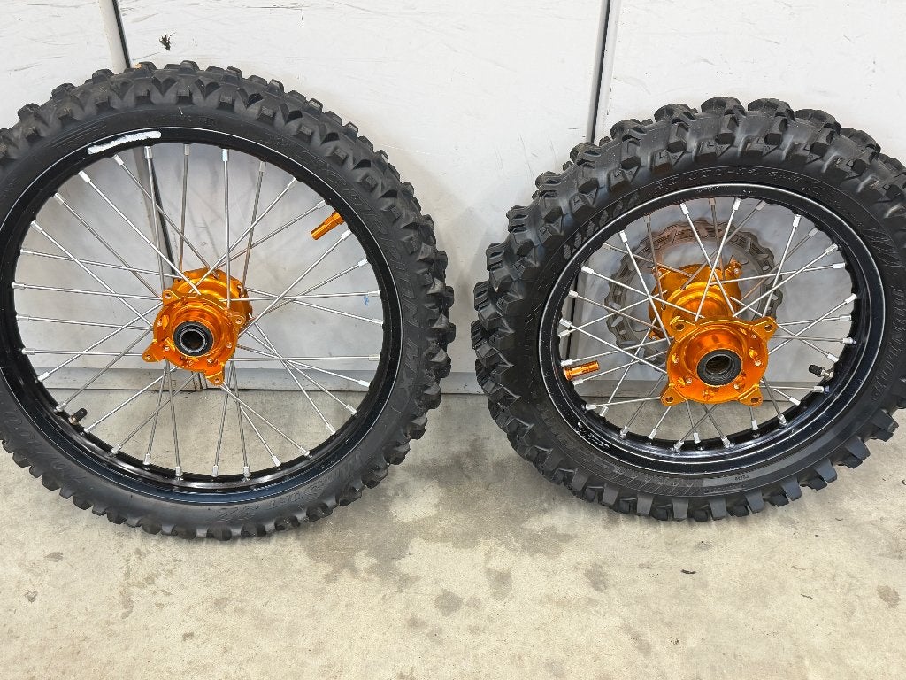 Haan Wheels wielset KTM 85 SX 17/14, Ophalen of Verzenden, Gebruikt
