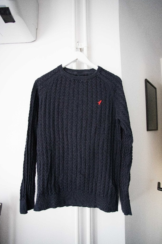 Donkerblauwe dunne trui Pier One maat S, Blauw, Pier One, Ophalen of Verzenden, Gedragen