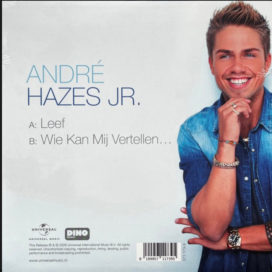 Andre hazes jr 7”, Cd's en Dvd's, Vinyl Singles, Ophalen of Verzenden, Nieuw in verpakking, 7 inch, Nederlandstalig