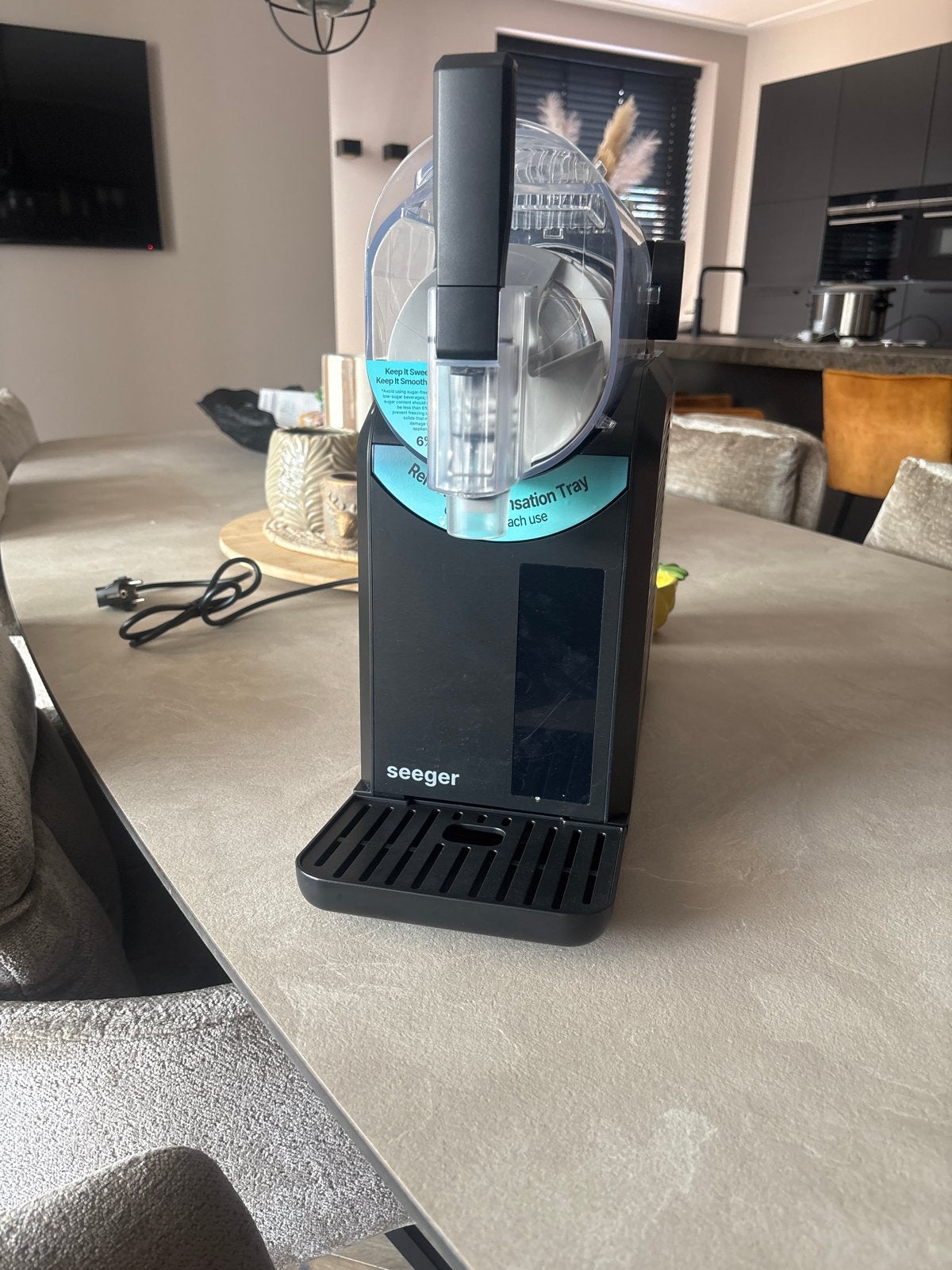 Seeger Frozen Drink Maker - Zo goed als nieuw, Ophalen of Verzenden, Zo goed als nieuw