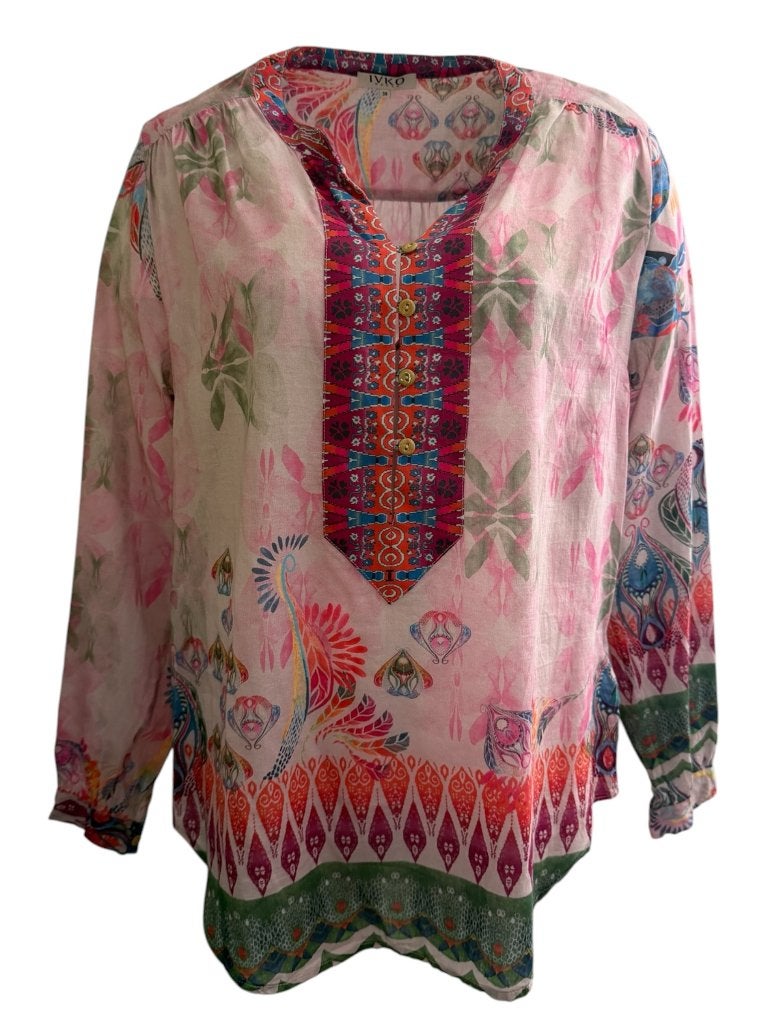 Ivko shirt lange mouw M, Maat 38/40 (M), Ophalen of Verzenden, Zo goed als nieuw, Lange mouw