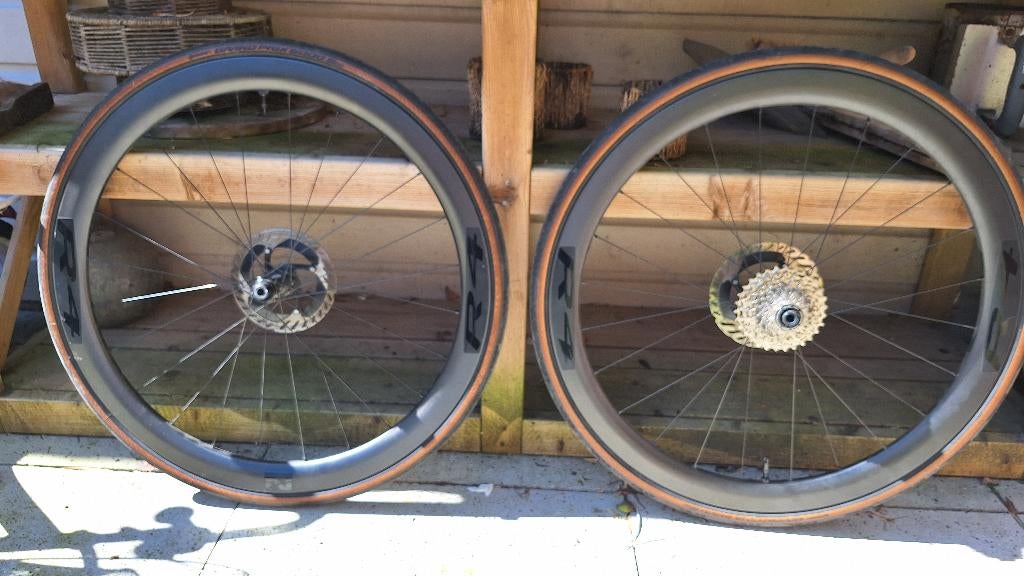 Carbon wielset Novatec R4, Zo goed als nieuw, Racefiets, Carbon, Ophalen