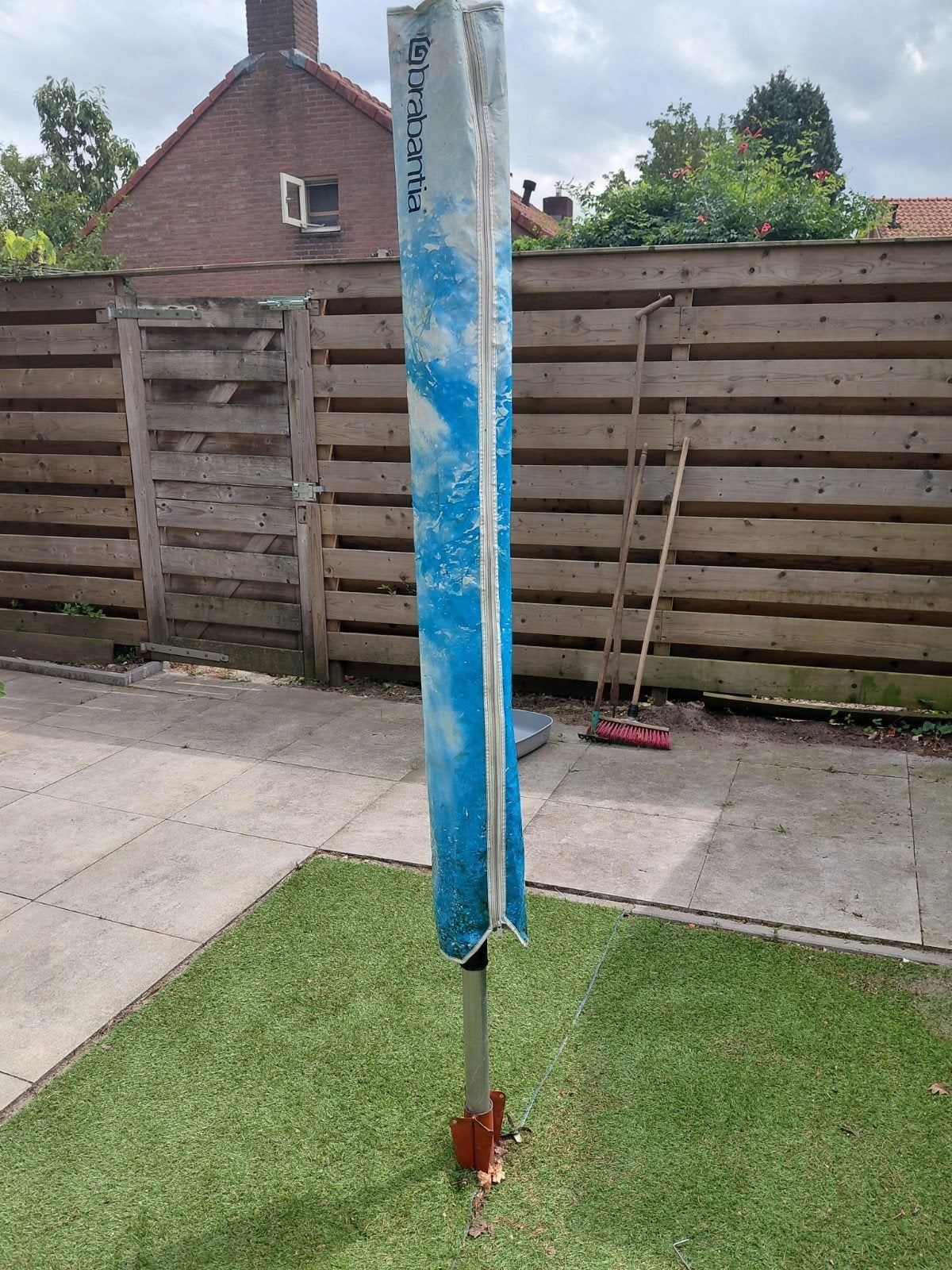 Brabantia droogmolen wegens verhuizing, Ophalen