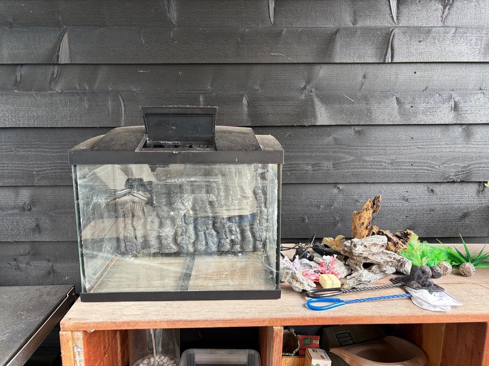 Aquarium met toebehoren, Ophalen, Nieuw, Leeg aquarium