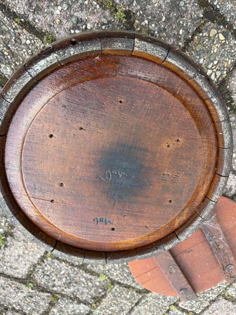 Antieke houten kaasvat met deksel, Antiek en Kunst, Ophalen of Verzenden
