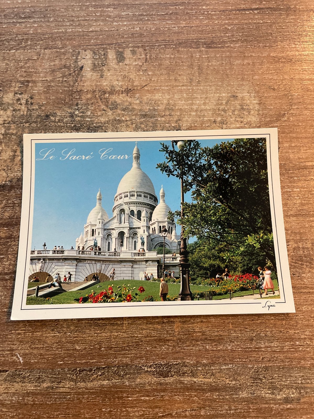Vintage Ansichtkaart Parijs - Sacré-Cœur Montmartre, Ophalen of Verzenden, 1960 tot 1980, Ongelopen, Frankrijk