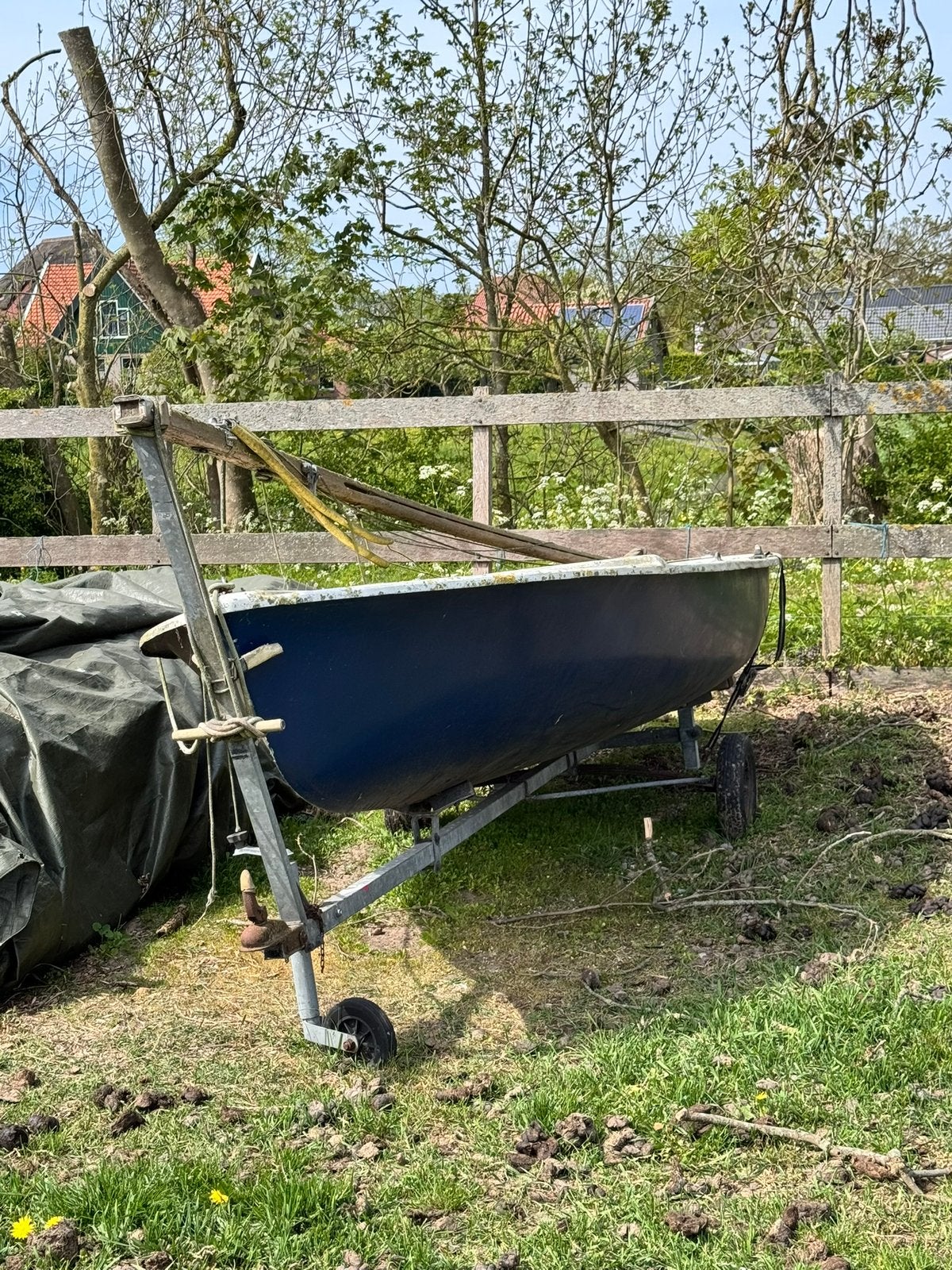Zeilbootje Stern compleet met zeilen, Ophalen, Gebruikt, Overige typen, Zeilboot