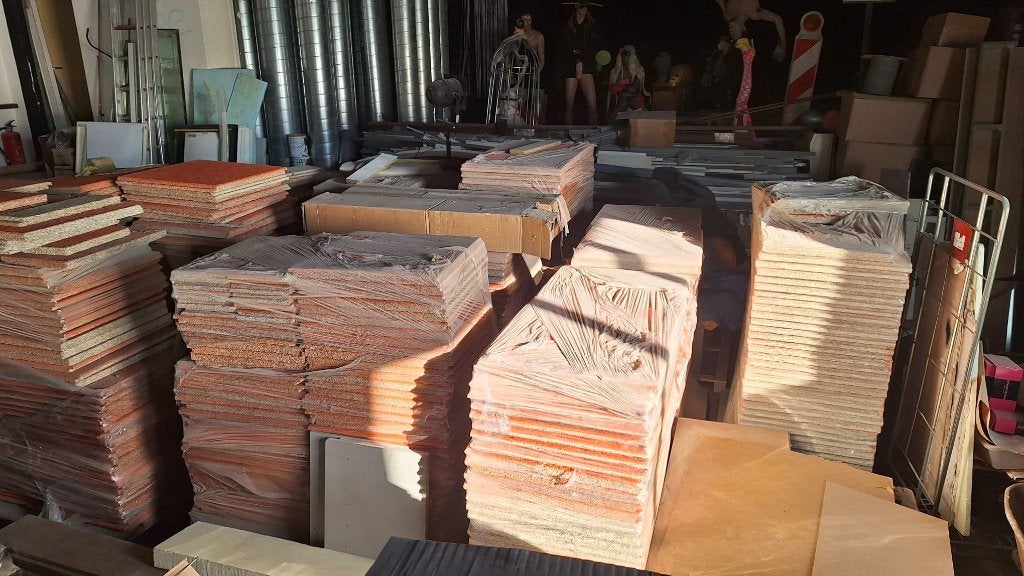 Akoestische houtwolcement panelen, Ophalen, Overige materialen, 20 tot 50 mm