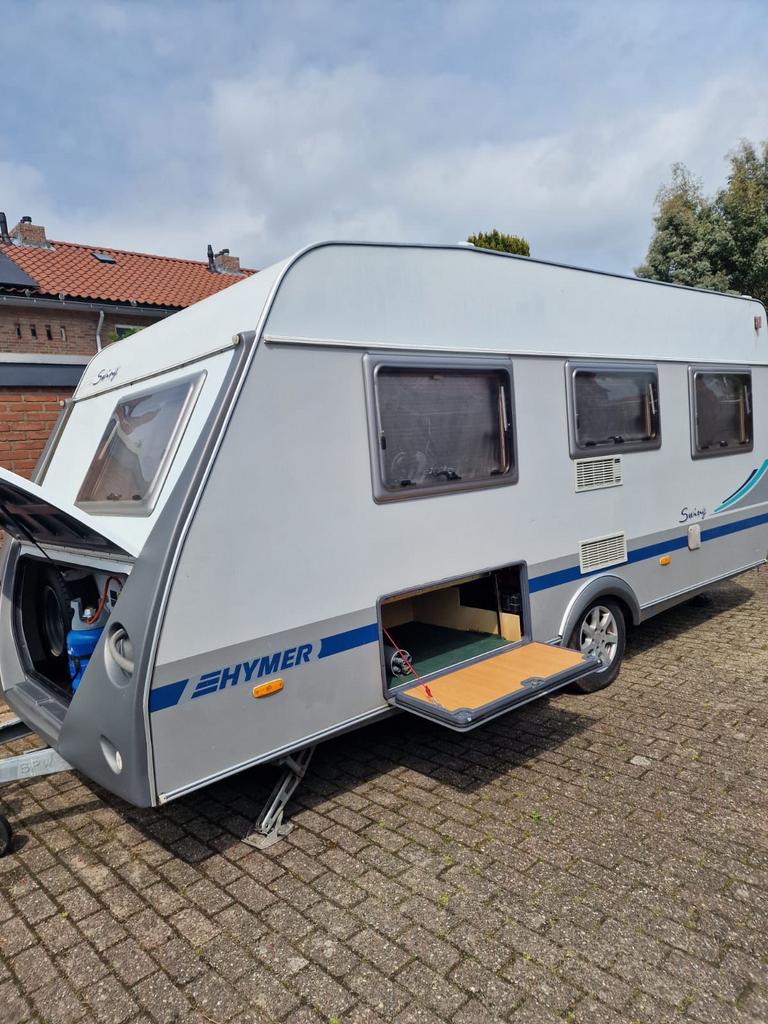 Hymer Eriba 2074 Caravan - Compact en Compleet, Caravans en Kamperen, Caravans, Vast bed, Tot en met 3, Particulier, Hymer