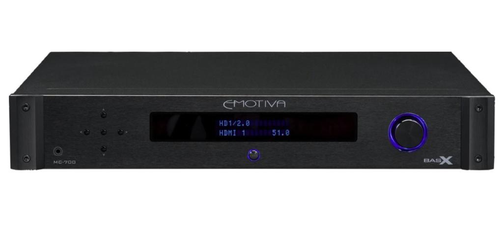 emotiva BasX MC700 Voor versterker, Ophalen, Zo goed als nieuw, 120 watt of meer, Overige merken