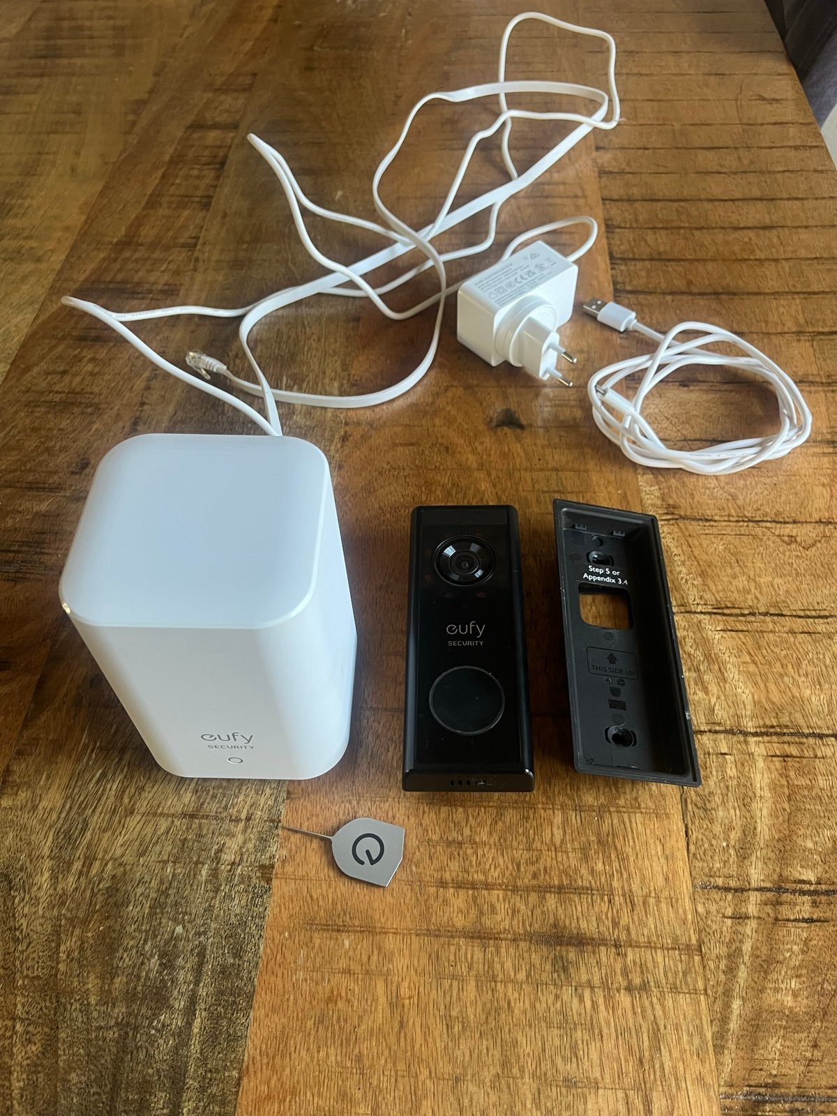 Eufy Security Video Deurbel met HomeBase 2, Ophalen, Gebruikt, Buitencamera