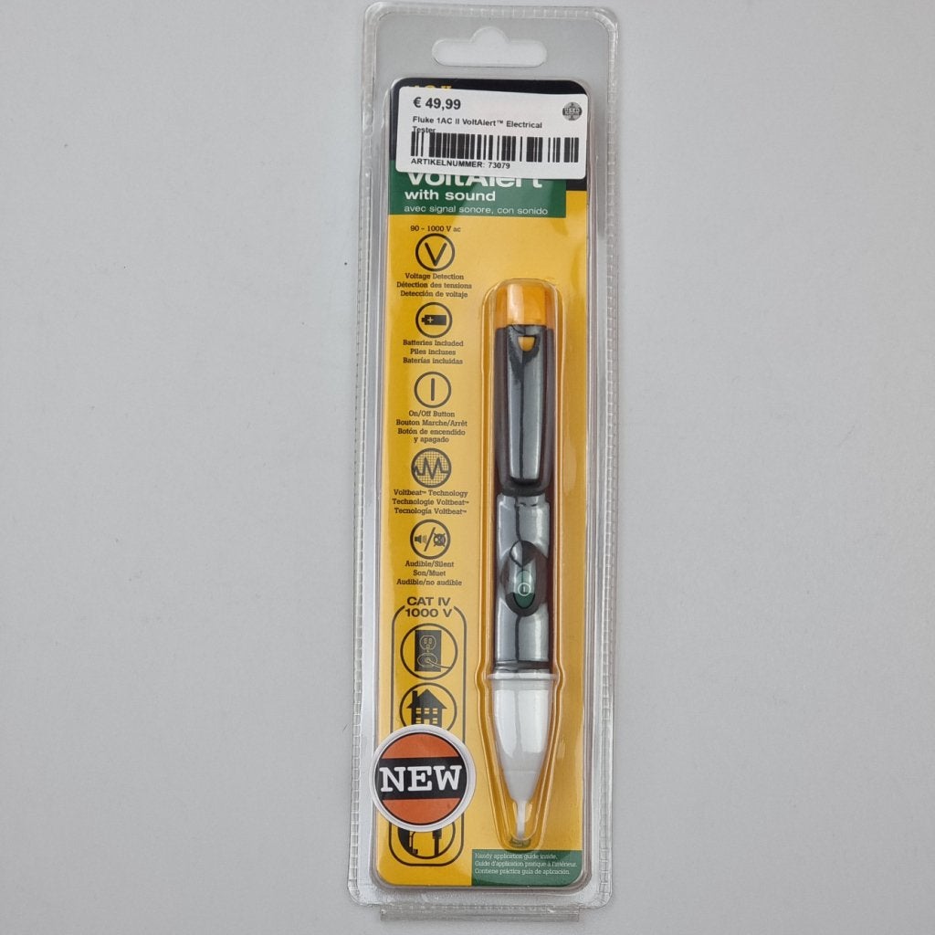 Fluke 1AC II Non-Contact Voltage Tester | Nieuw in doos, Fluke, Nieuw, Support@fluke.com, 6920 Seaway Blvd
Everett, WA 98203
USA