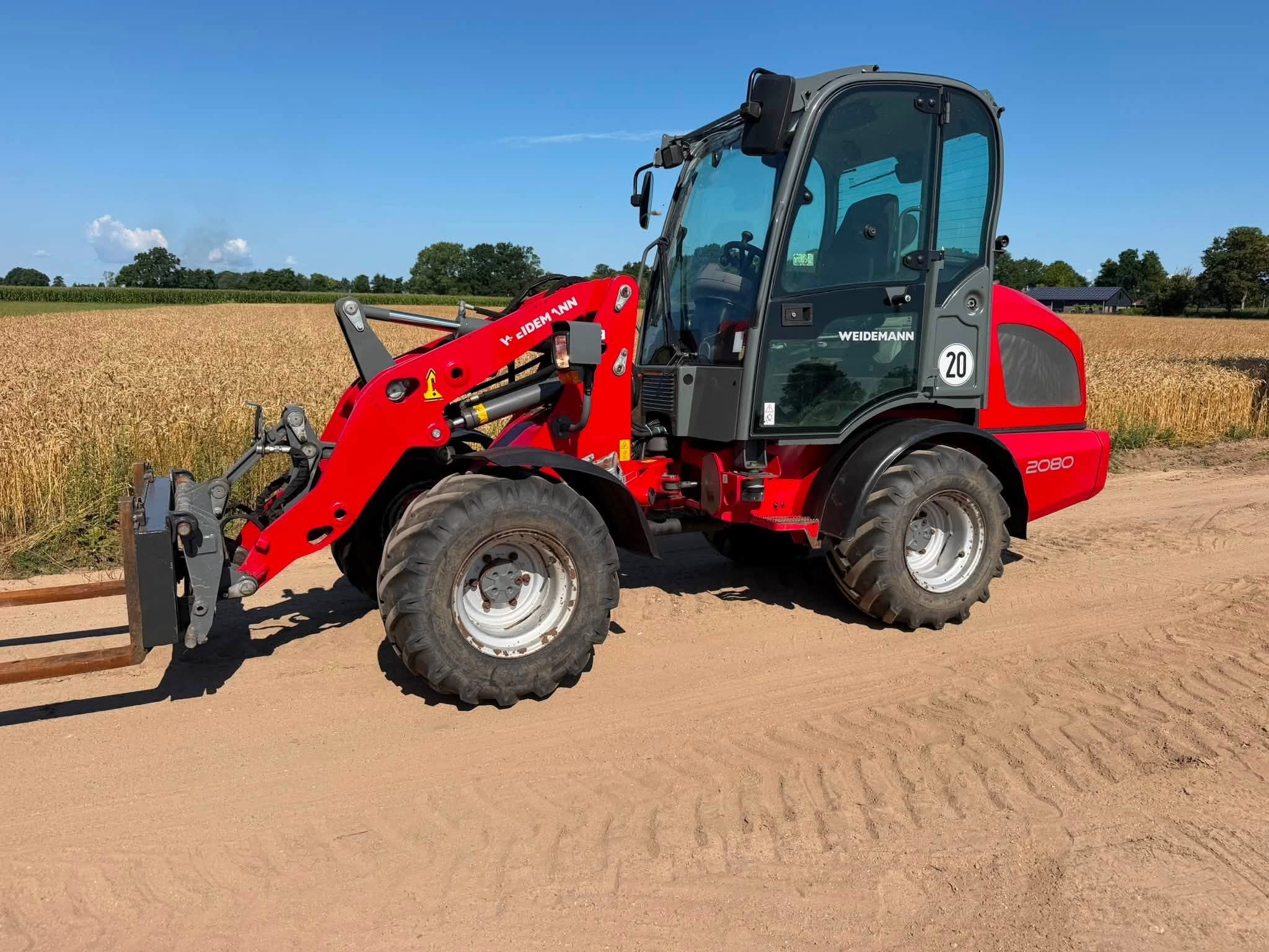 Weidemann 2080 Shovel Loader (bj 2017), Wiellader of Shovel